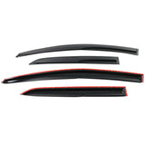 07-11 Toyota Yaris Smoked Aero JDM Stick On Vent Window Shade Visors Rain Guard