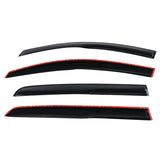 08-14 VW Golf MK6 GTI Mugen Style Acrylic Window Visors 4Pc Set