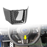 15-21 Subaru WRX STI Levorg Interior Steering Wheel Cover - Carbon Fiber