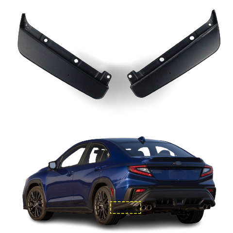 22- Subaru Impreza WRX STI Rear Bumper Aprons Splitters Valances lips - ABS