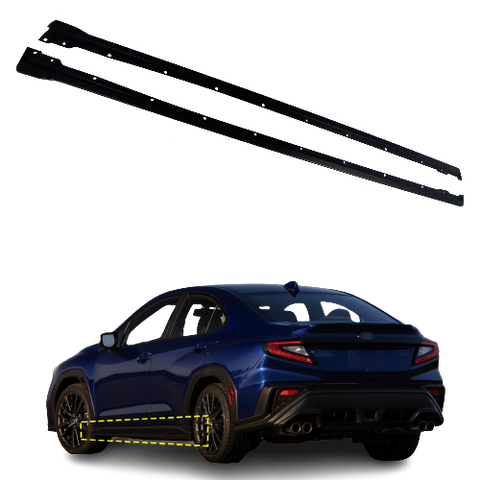 22- Subaru Impreza WRX STI Side Skirts Extensions - ABS