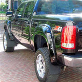 07-13 Sierra 5.8 FT Short Bed 69.3 Boss Pocket Rivet Fender Flares 4PC