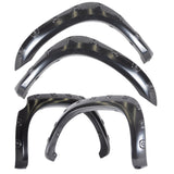 07-13 Toyota Tundra POCKET Style Extended Fender Flare Smooth ABS Black